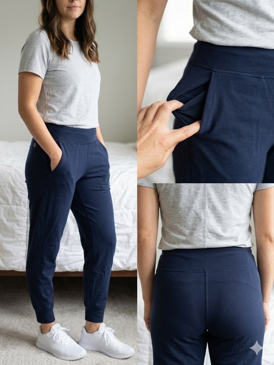 lululemon athletica Pants - lululemon athletica Navy Track Pants